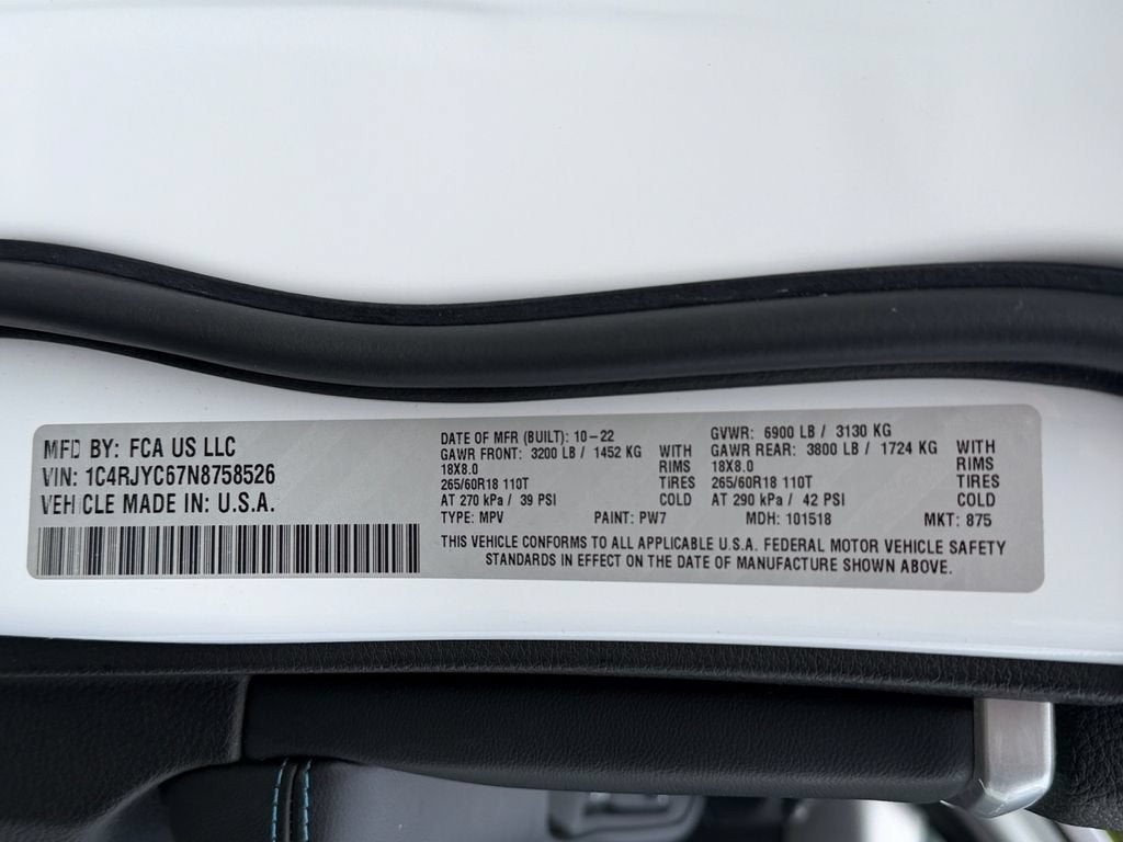 2022 Jeep Grand Cherokee 4xe Trailhawk 4x4