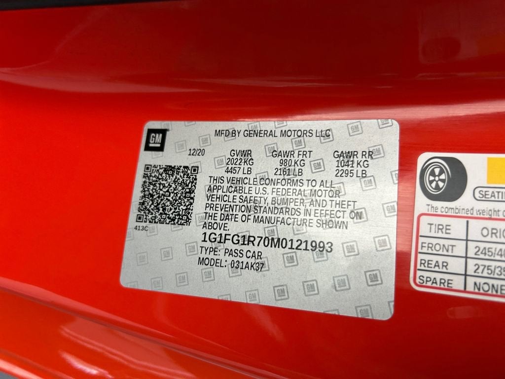 2021 Chevrolet Camaro 2SS