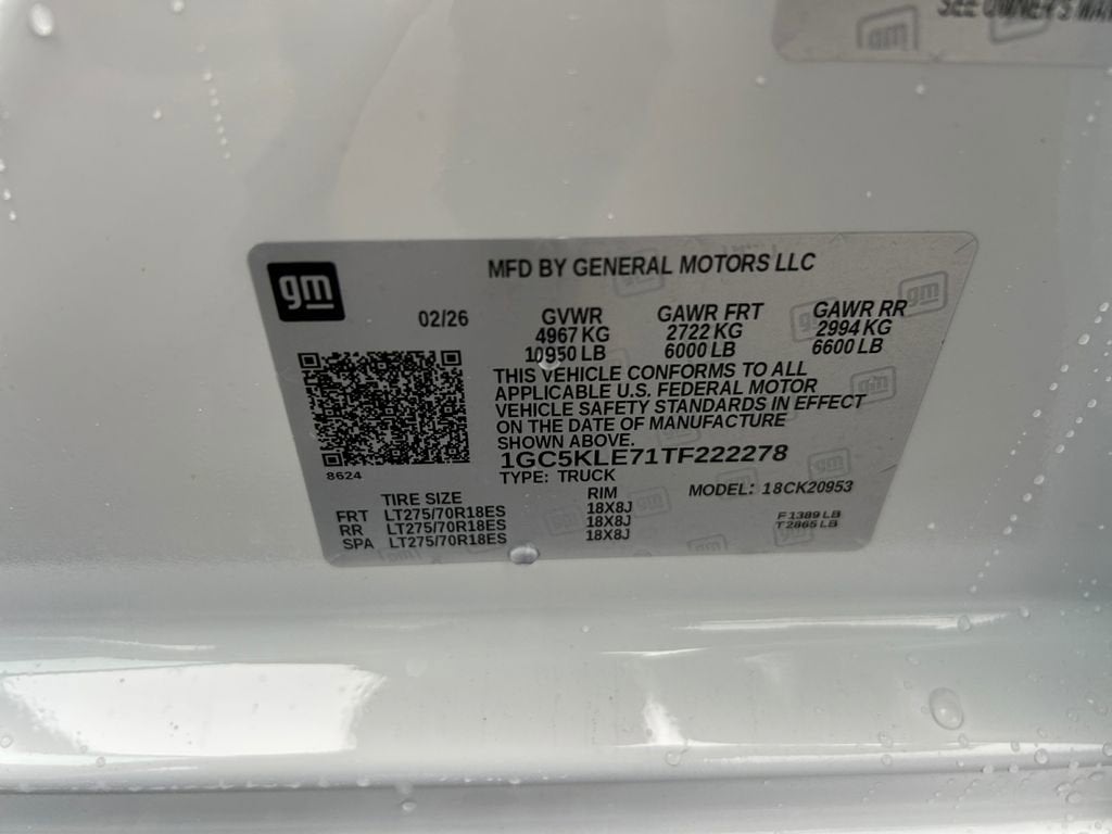 2026 Chevrolet Silverado 2500 HD WT