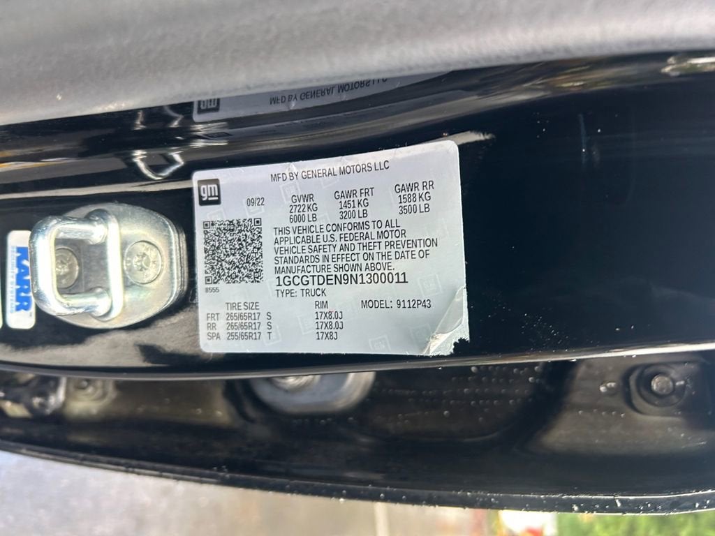 2022 Chevrolet Colorado Z71