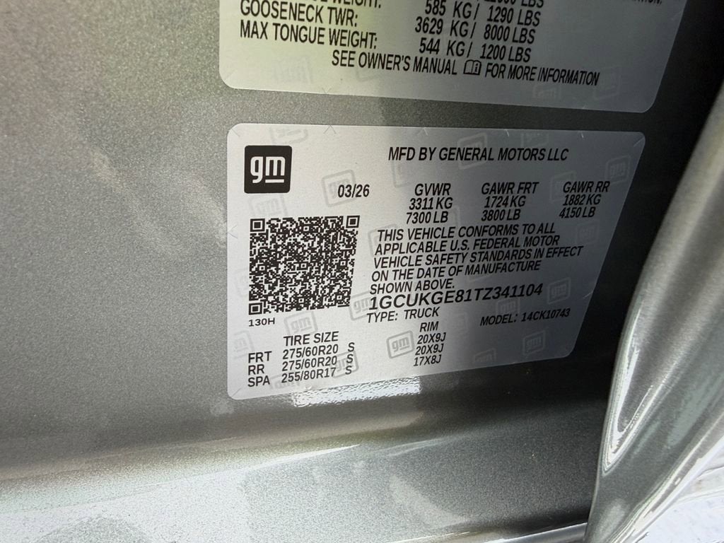 2026 Chevrolet Silverado 1500 LTZ