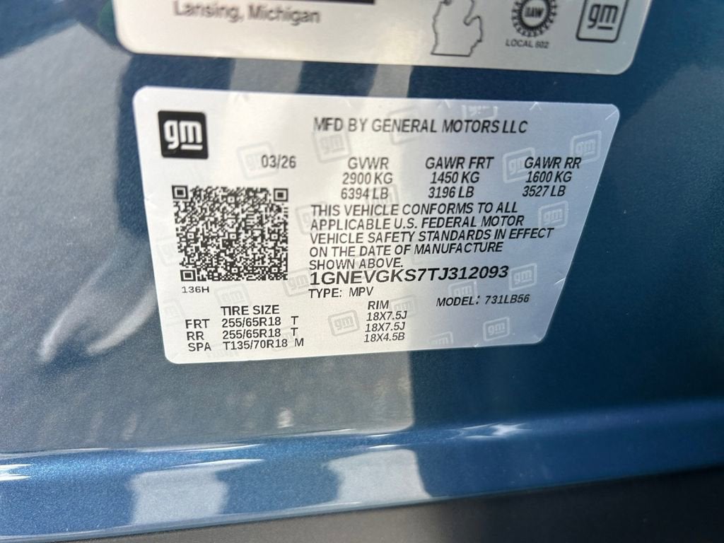 2026 Chevrolet Traverse LT