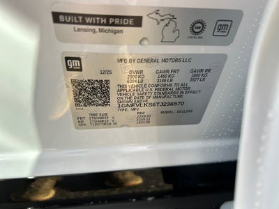 2026 Chevrolet Traverse RS