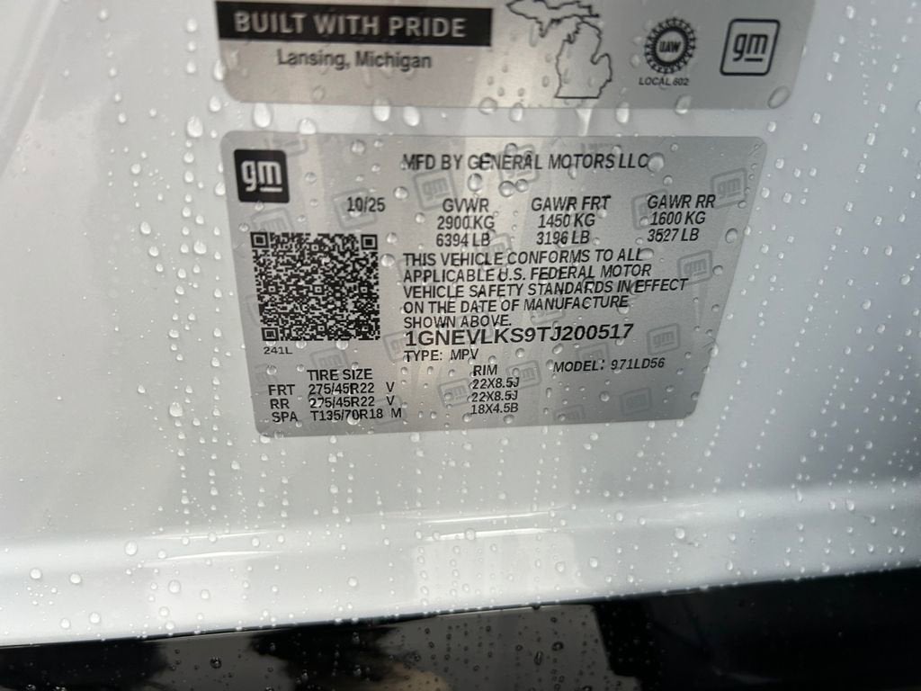 2026 Chevrolet Traverse RS