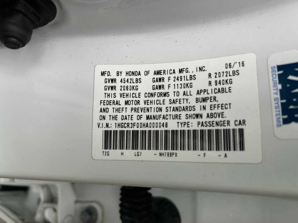 2017 Honda Accord Sedan EX-L V6