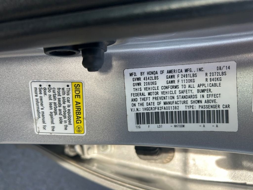 2015 Honda ACCORD EXL