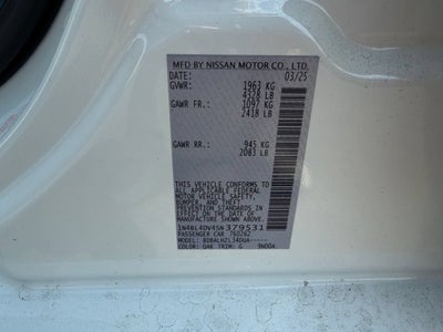 2025 Nissan Altima SV FWD