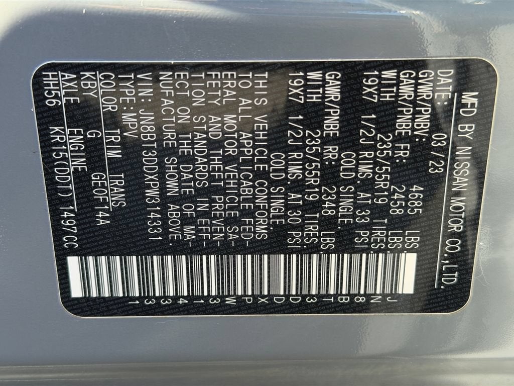 2023 Nissan Rogue Platinum Intelligent AWD