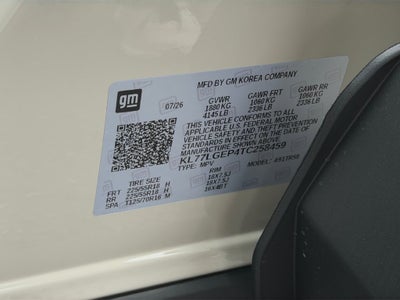 2026 Chevrolet Trax 1RS