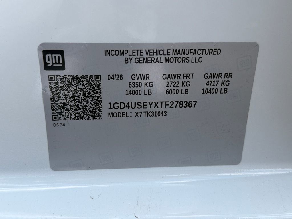 2026 GMC Sierra 3500 HD Chassis Cab Pro