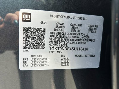 2025 GMC HUMMER EV SUV 2X