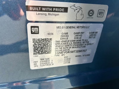 2026 Chevrolet Traverse LT