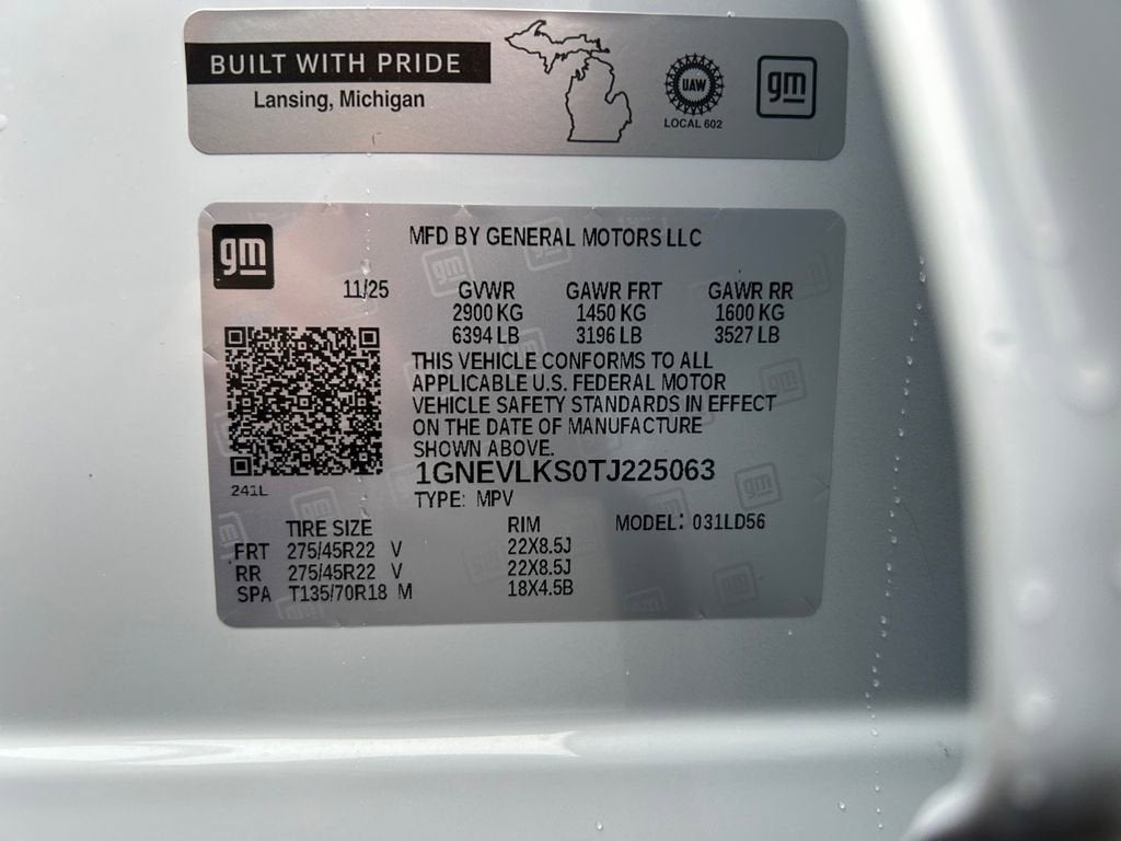 2026 Chevrolet Traverse RS