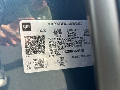 2025 Chevrolet Suburban Premier