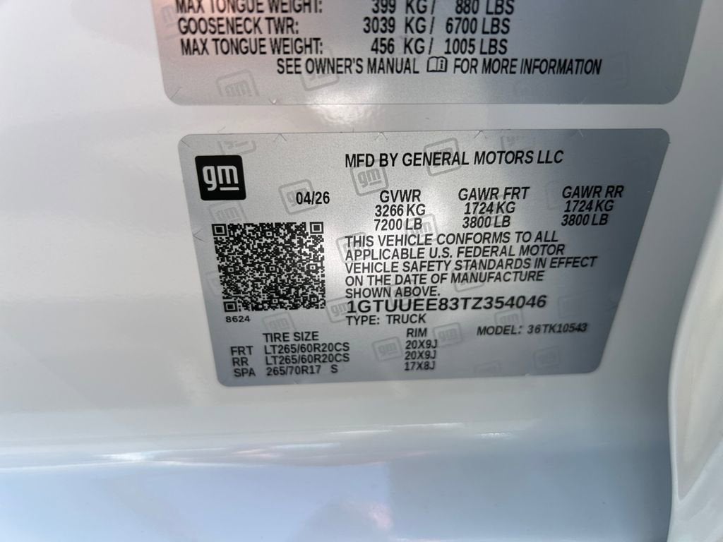 2026 GMC Sierra 1500 AT4