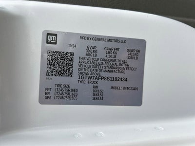 2025 GMC Savana Cargo 2500 Work Van