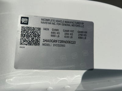 2024 Chevrolet Express Cutaway 3500 1WT