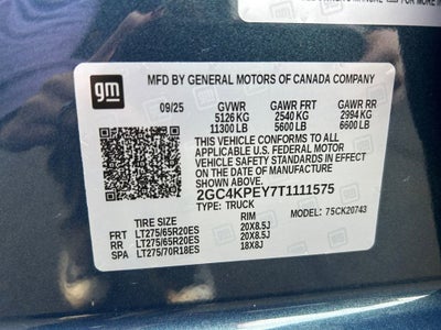 2026 Chevrolet Silverado 2500 HD LTZ