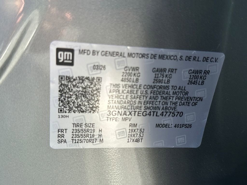 2026 Chevrolet Equinox RS