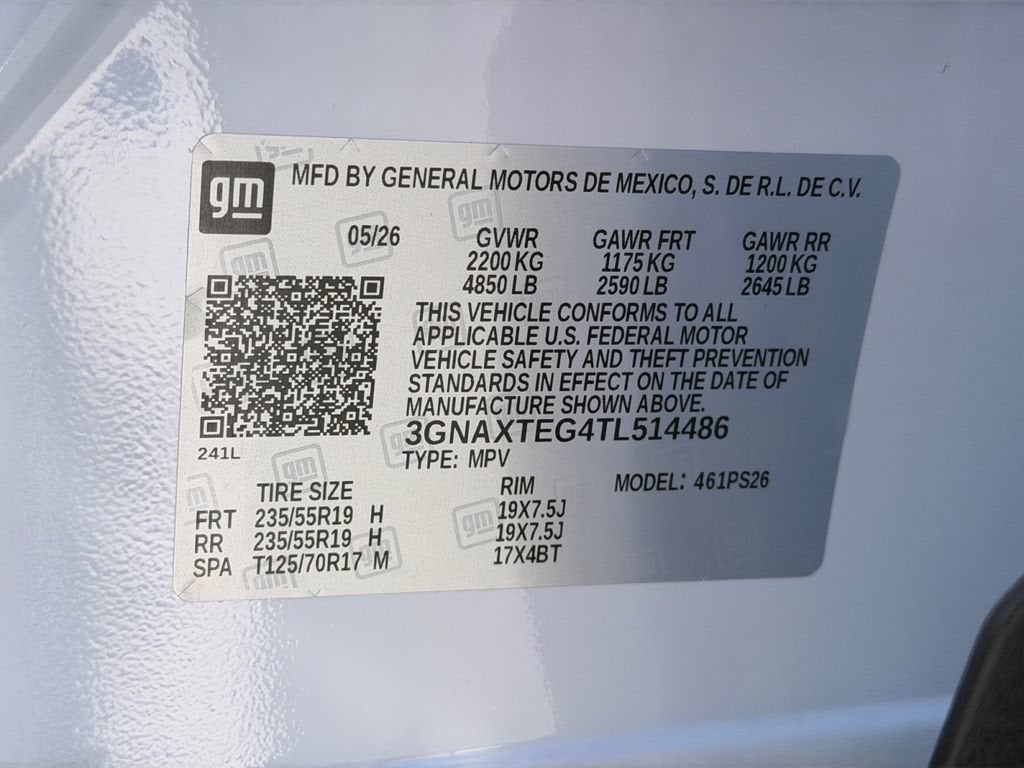 2026 Chevrolet Equinox RS