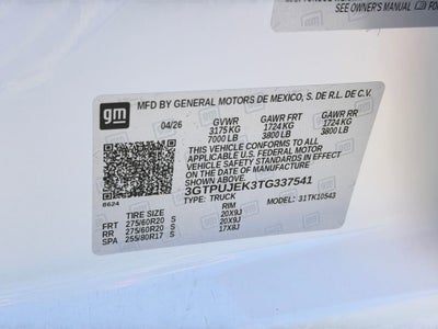 2026 GMC Sierra 1500 Elevation