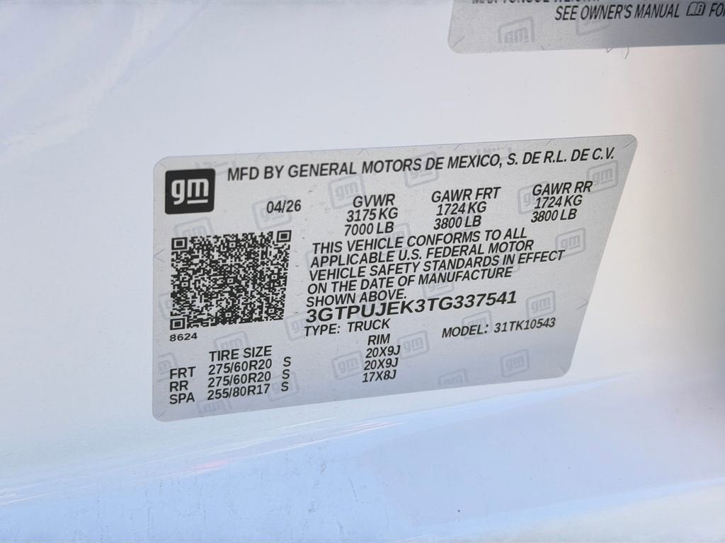 2026 GMC Sierra 1500 Elevation