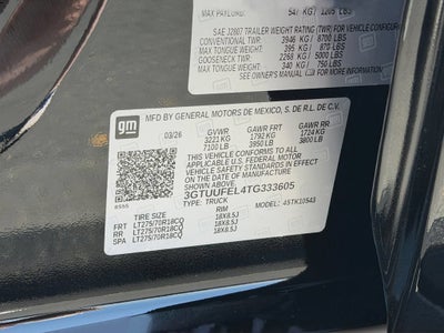 2026 GMC Sierra 1500 AT4X