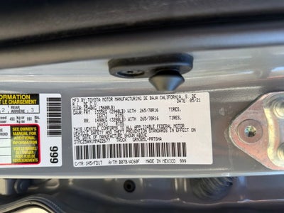 2021 Toyota Tacoma 4WD SR