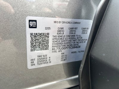 2026 Chevrolet Trax 1RS