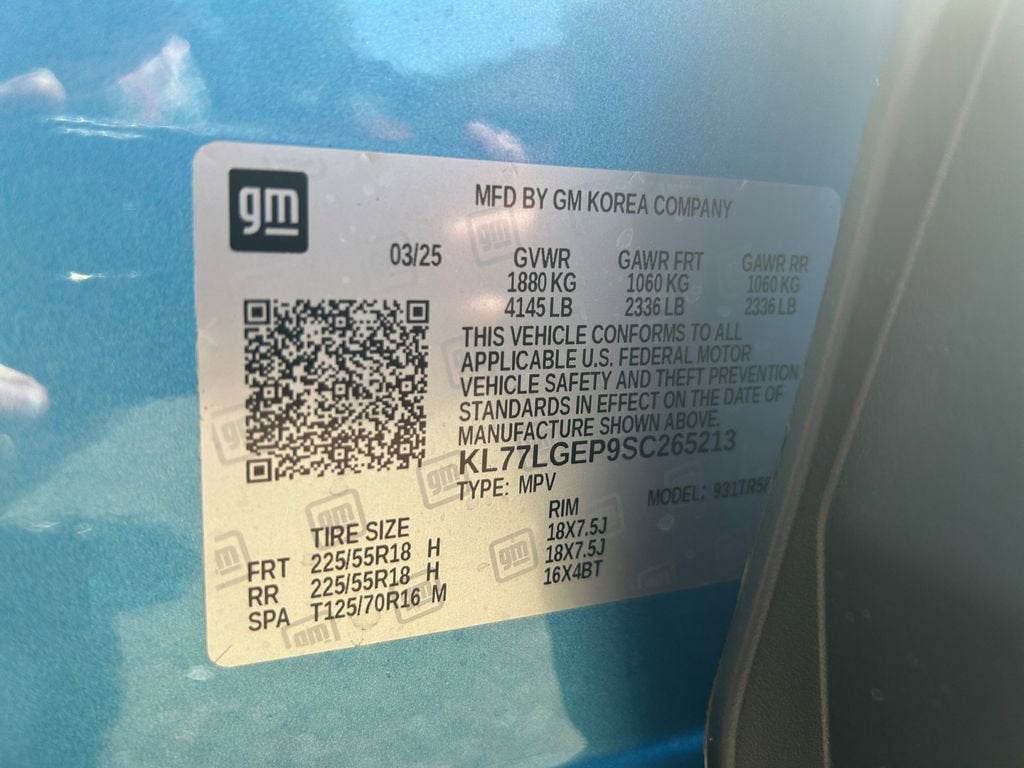 2025 Chevrolet Trax 1RS