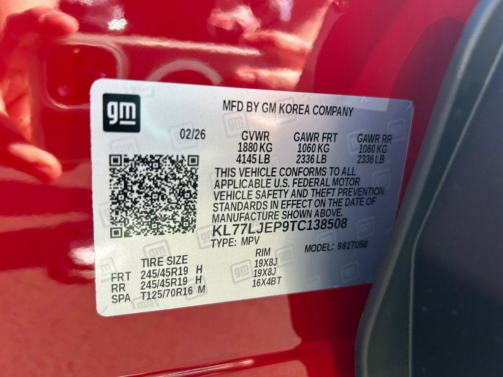 2026 Chevrolet Trax 2RS