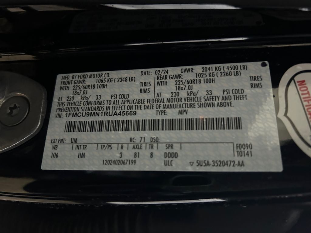 2024 Ford Escape ST-Line