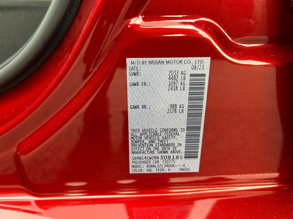 2024 Nissan Altima 2.5 SR