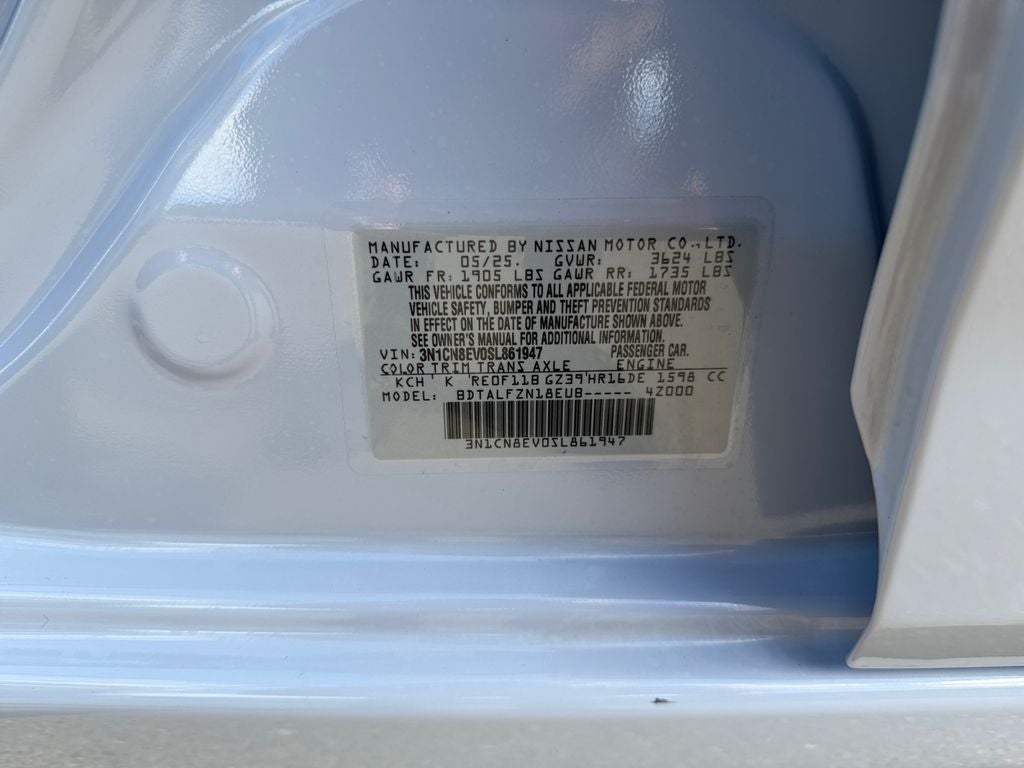 2025 Nissan Versa 1.6 SV