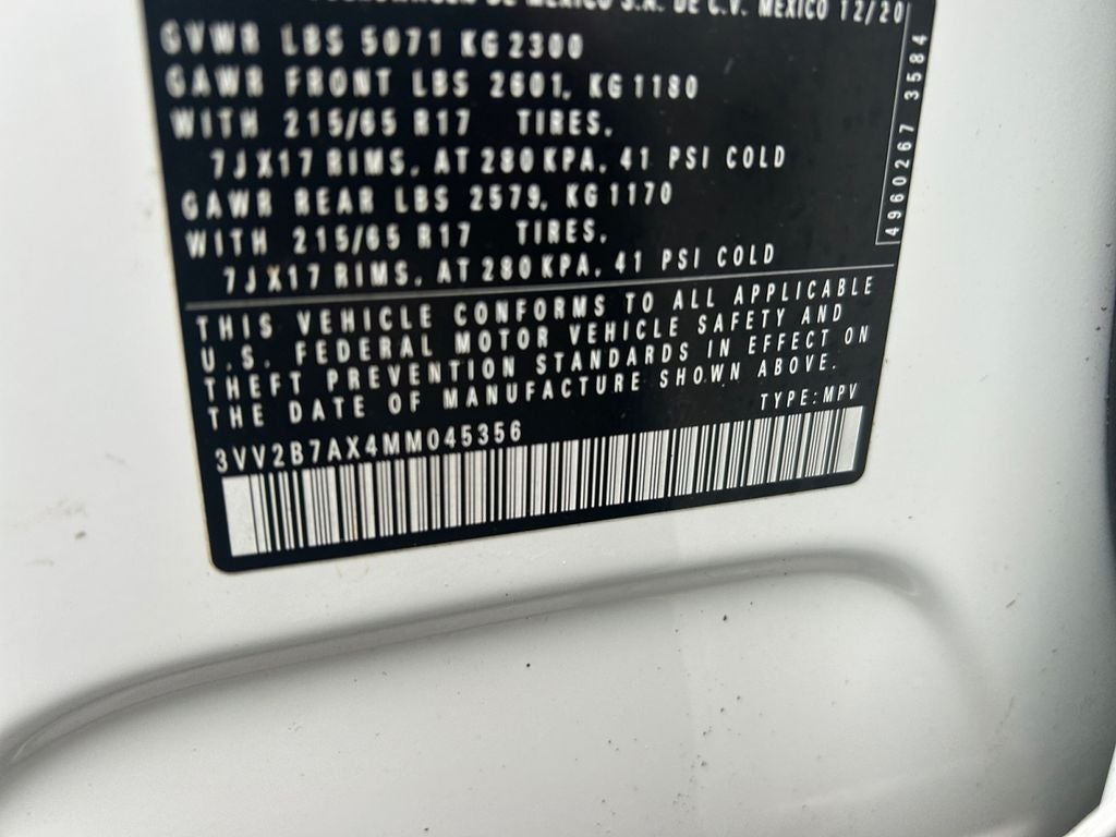 2021 Volkswagen Tiguan 2.0T SE