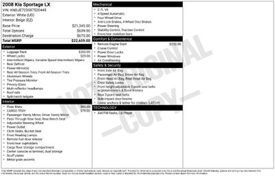 2008 Kia Sportage LX
