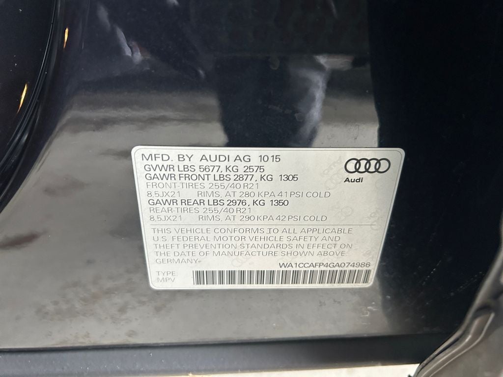 2016 Audi SQ5 3.0T Premium Plus quattro