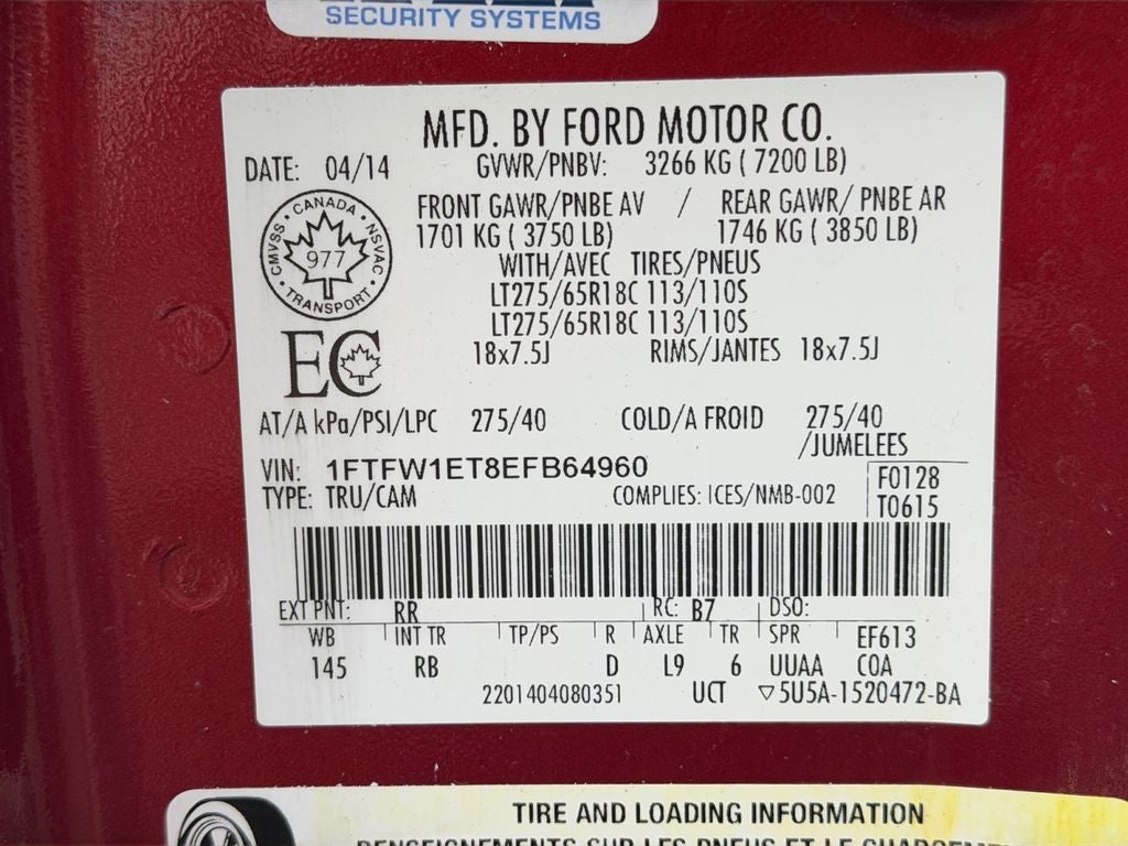 2014 Ford F-150 FX4