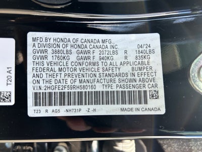 2024 Honda Civic Sport