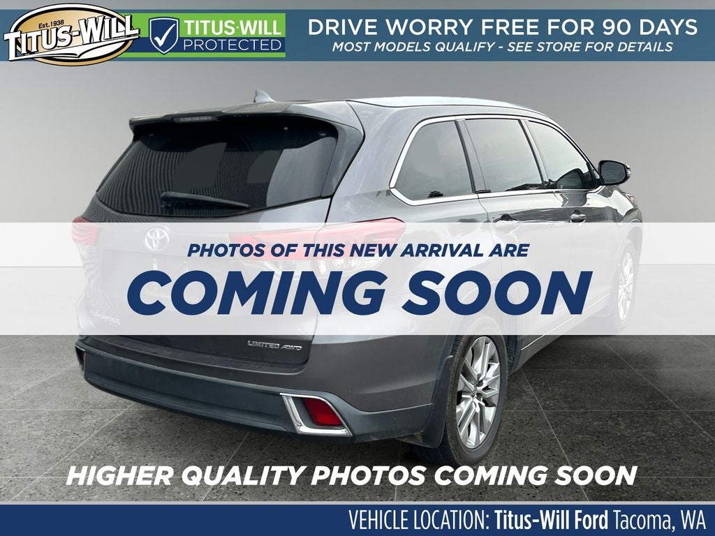 2018 Toyota Highlander Limited Platinum