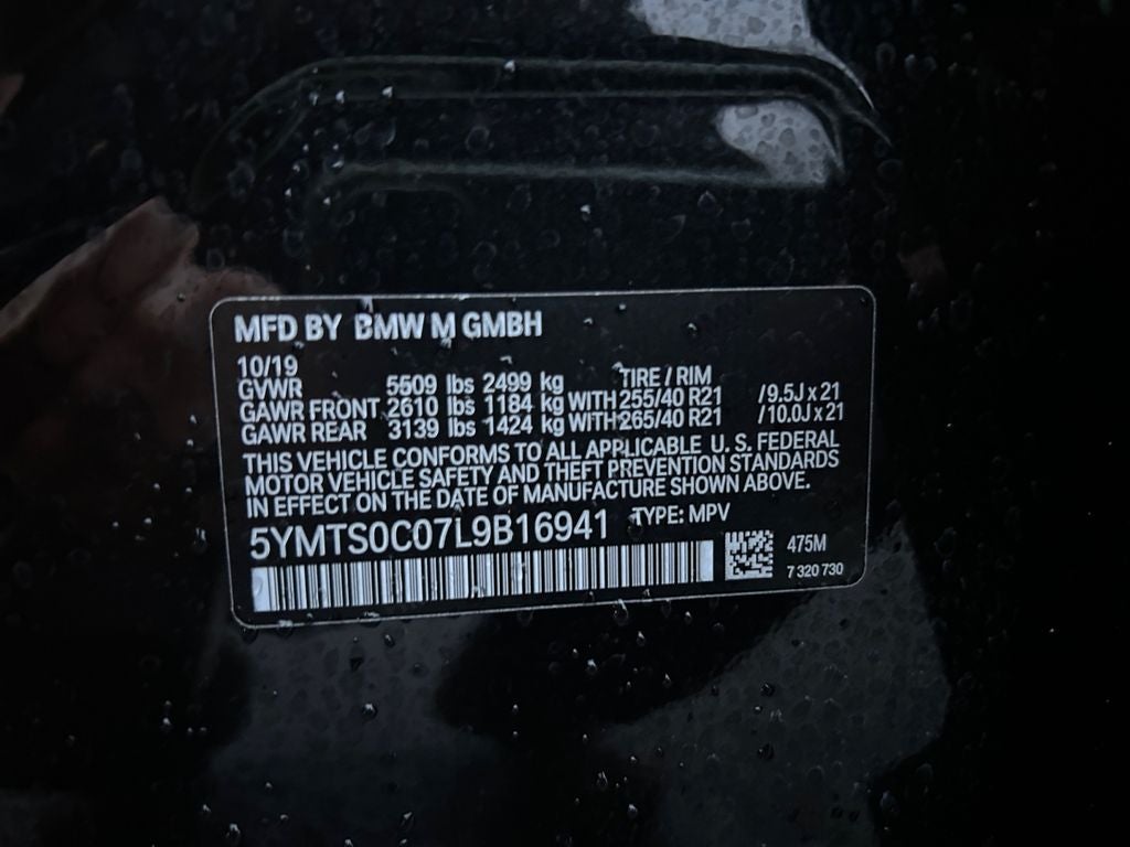 2020 BMW X3 M Competition