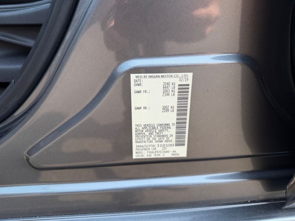 2019 Nissan Leaf S