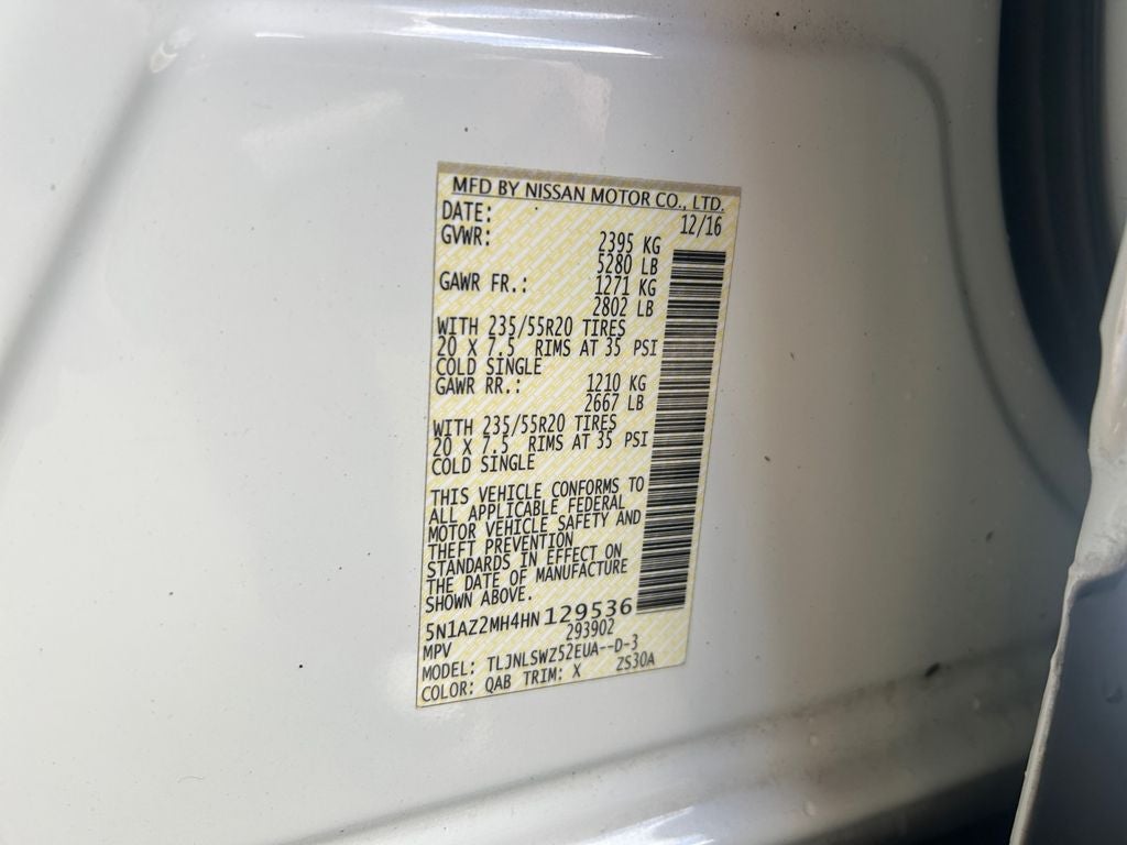 2017 Nissan Murano Platinum