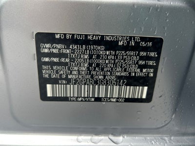 2016 Subaru Crosstrek 2.0i Premium