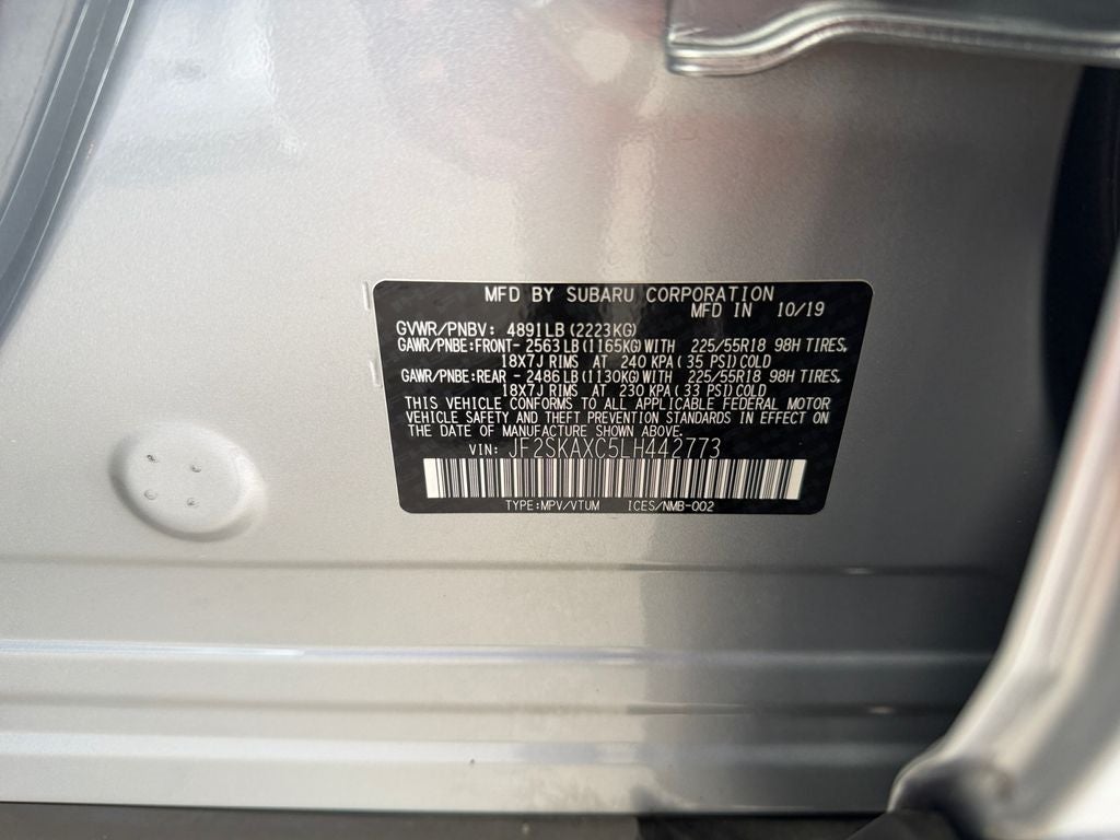 2020 Subaru Forester Touring