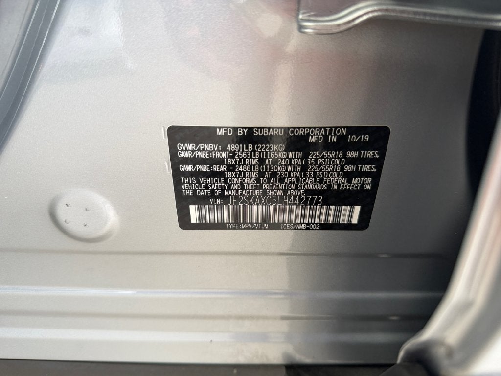 2020 Subaru Forester Touring