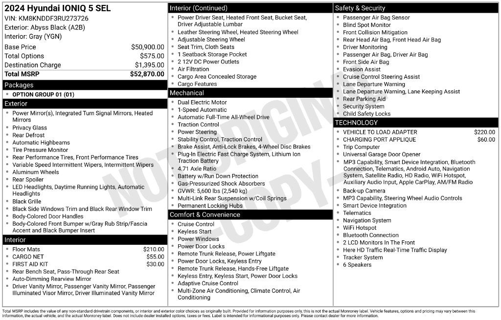 2024 Hyundai IONIQ 5 SEL