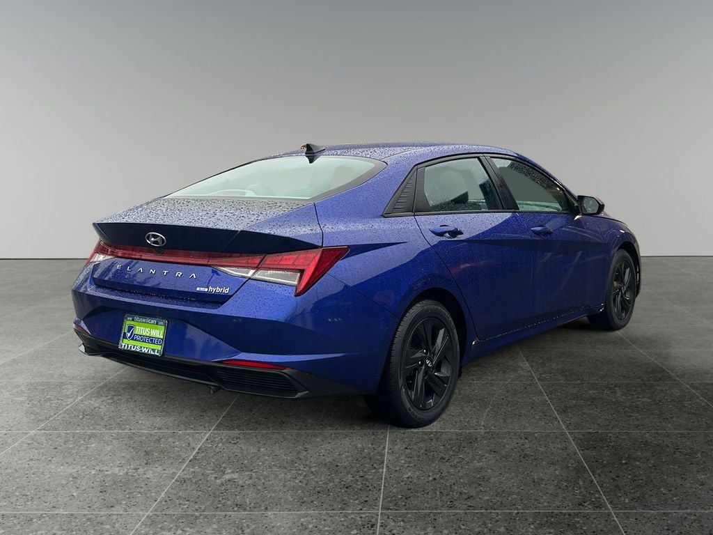 2023 Hyundai Elantra Hybrid Blue