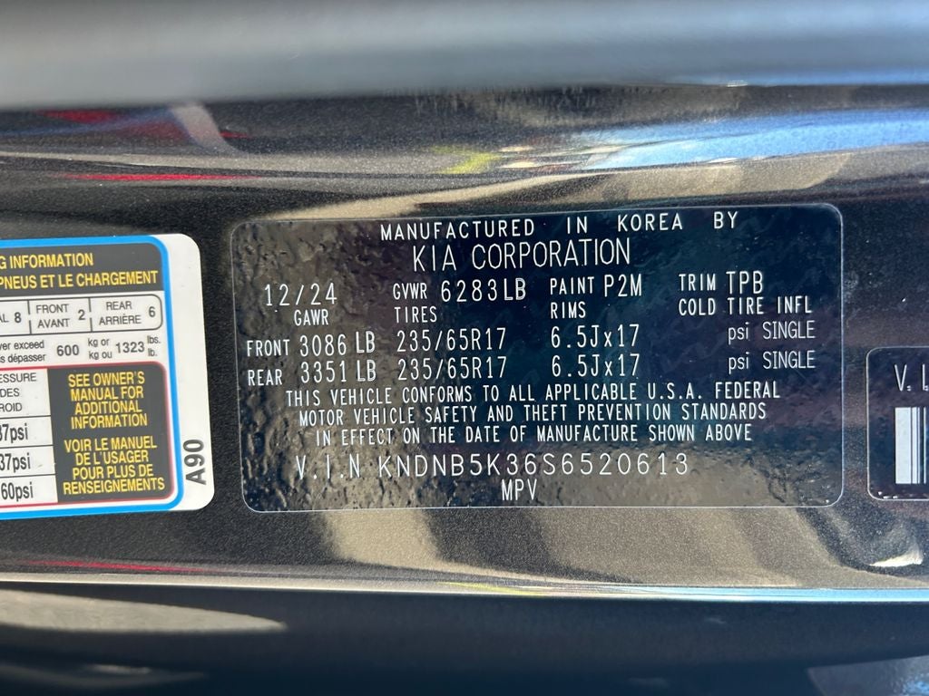 2025 Kia Carnival LXS