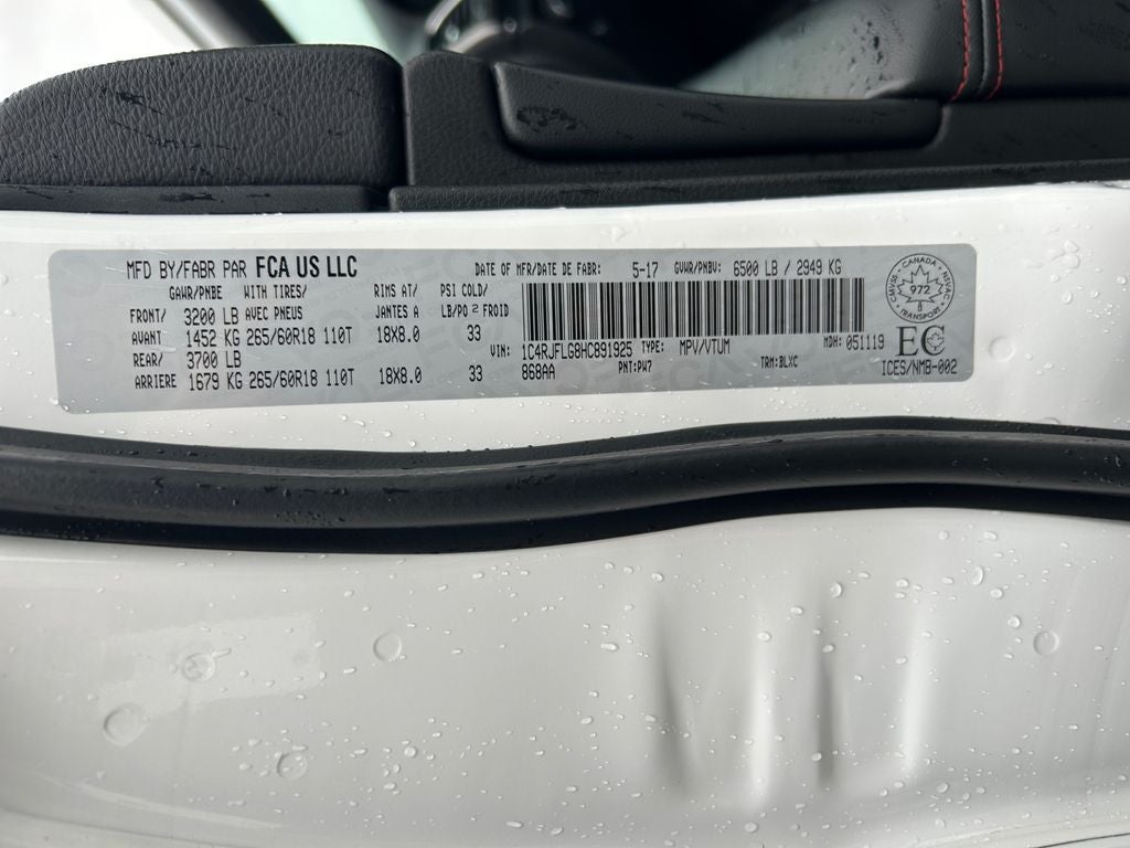 2017 Jeep Grand Cherokee Trailhawk